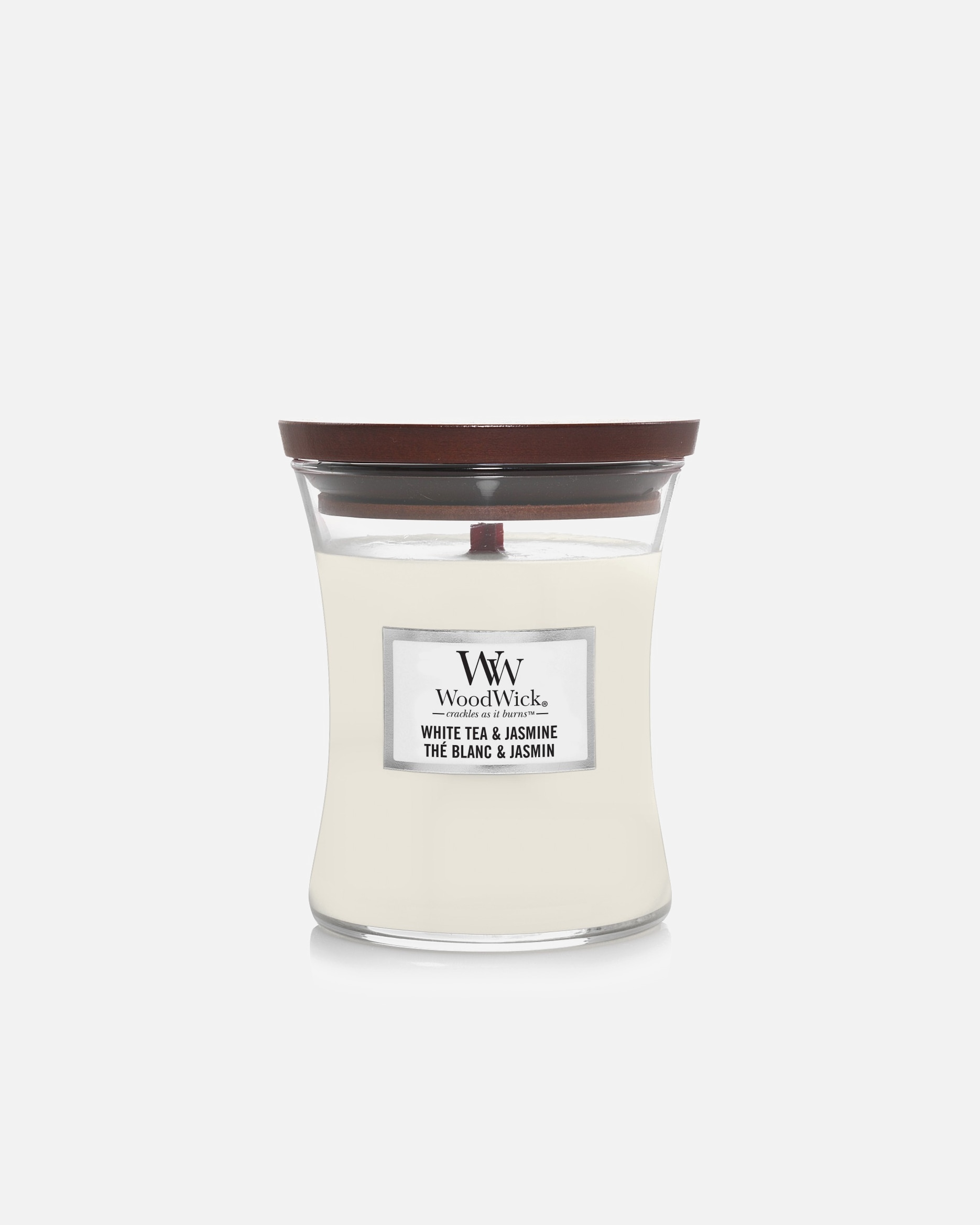 Kerze für Unisex WoodWick Trilogy White Tea & Jasmine 275 g