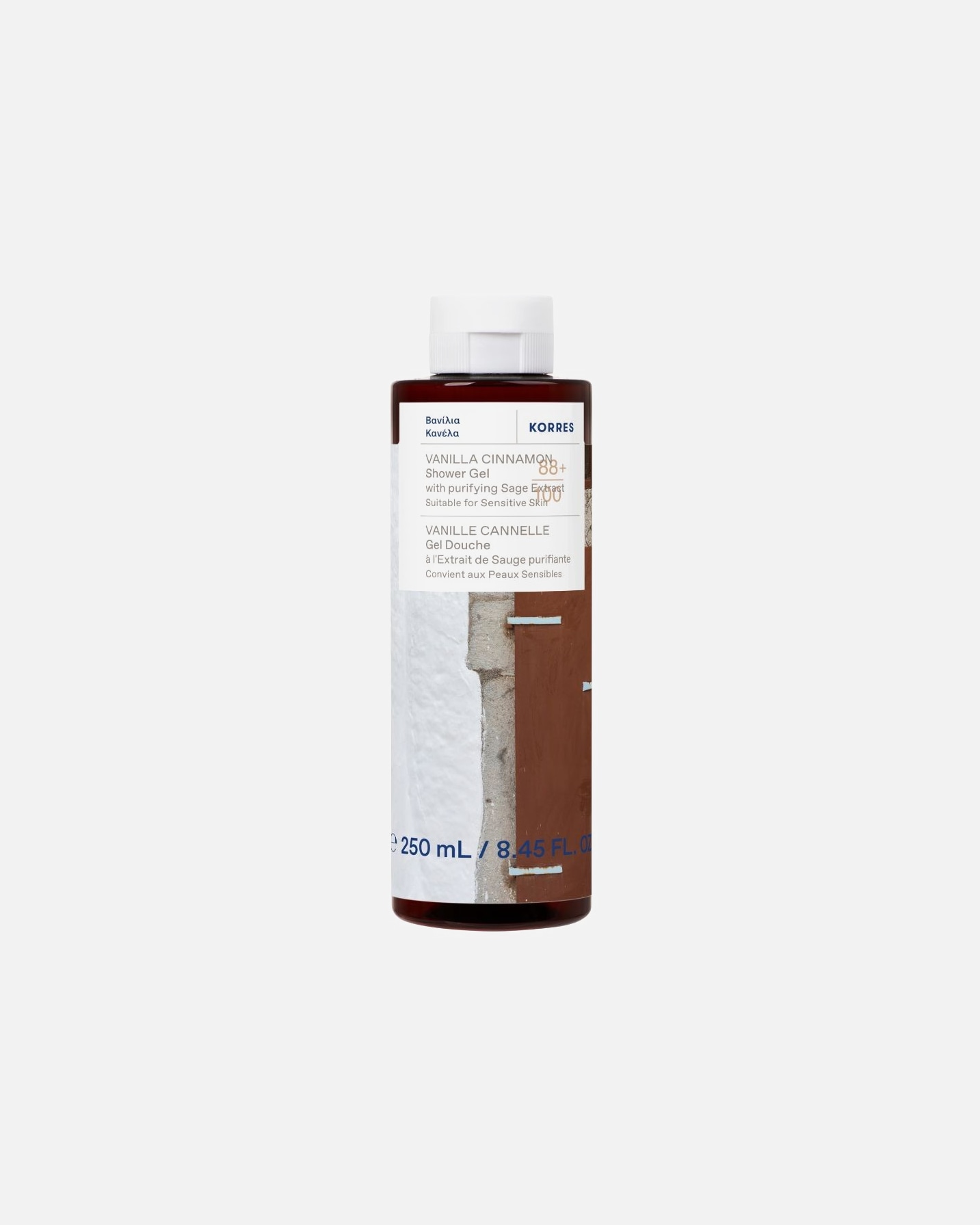 Duschgel für Unisex KORRES Vanilla Cinnamon 250 ml