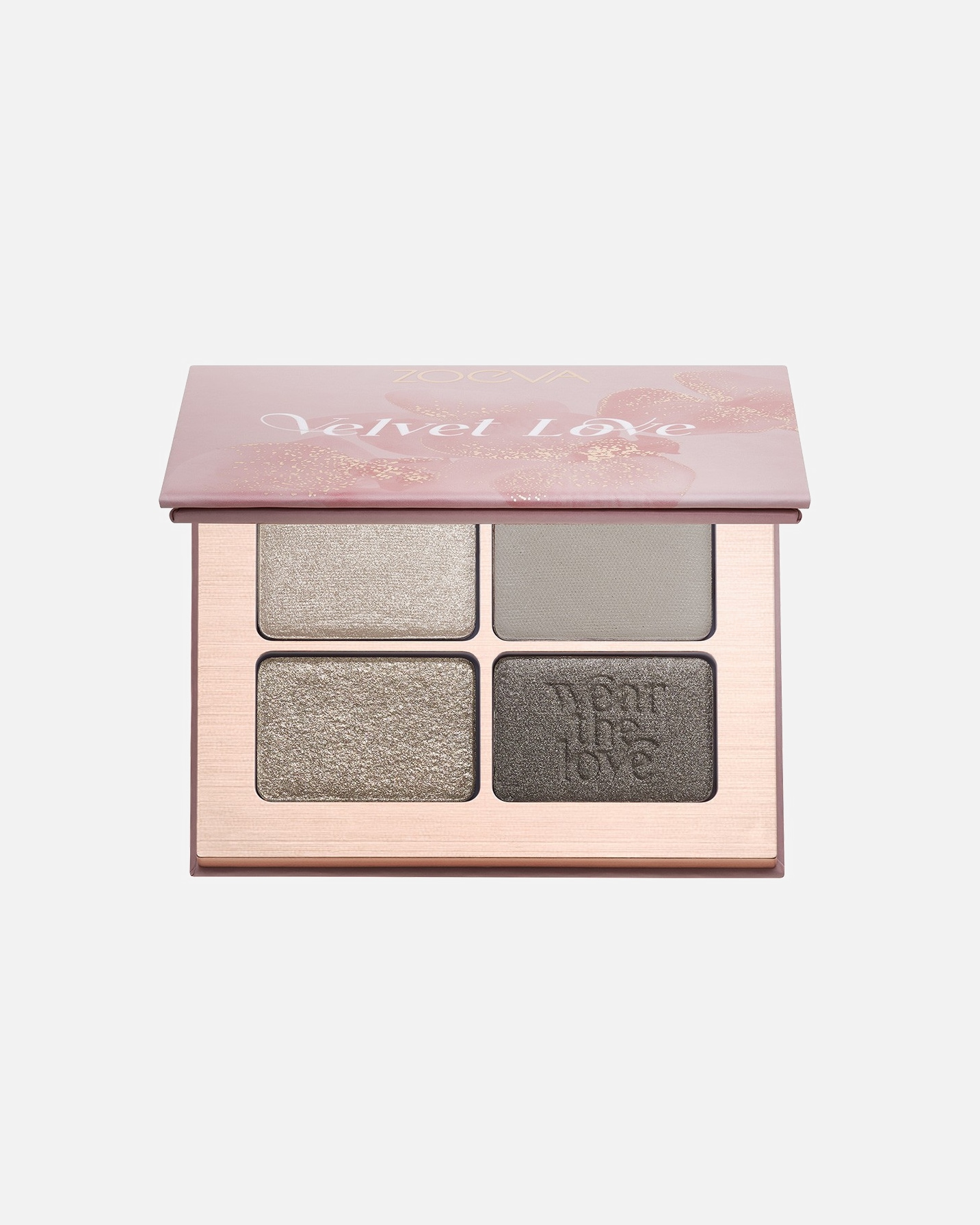 Lidschatten für Unisex ZOEVA VELVET LOVE EYESHADOW QUAD SMOKY SULTRY EYES