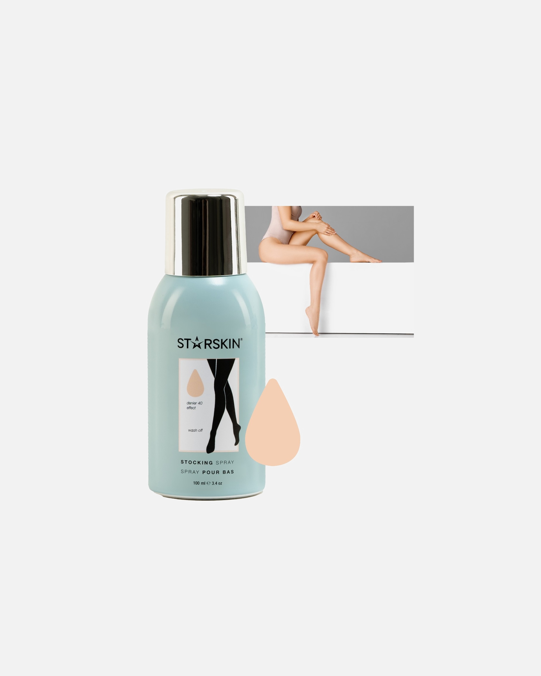 Beinspray für Weiblich STARSKIN ® Stocking Spray color 100 100