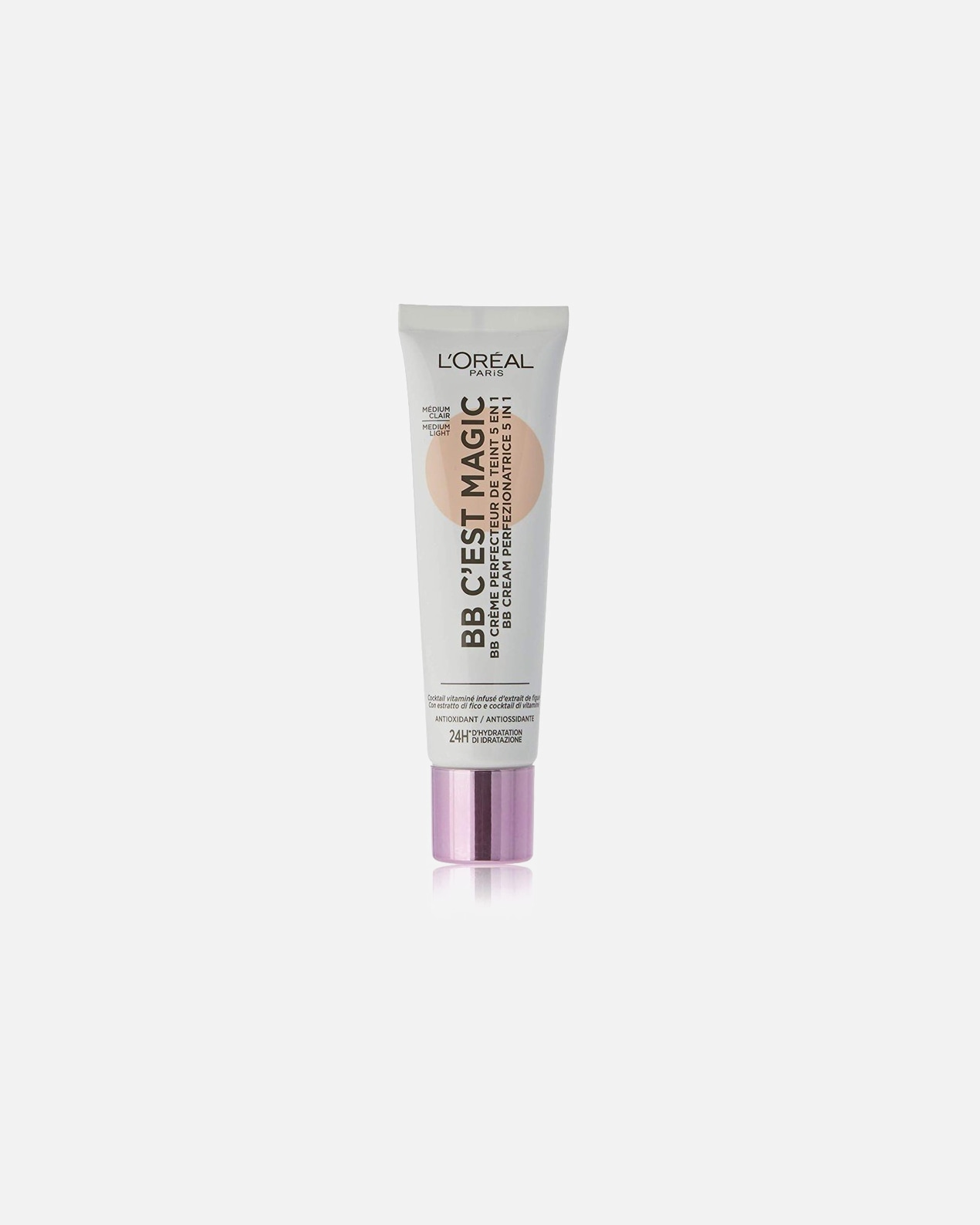 BB Cream für Unisex L’Oréal Paris C'est Magique, feuchtigkeitsspendende und gleichmäßige getönte Creme 3 Medium Light 30 ml