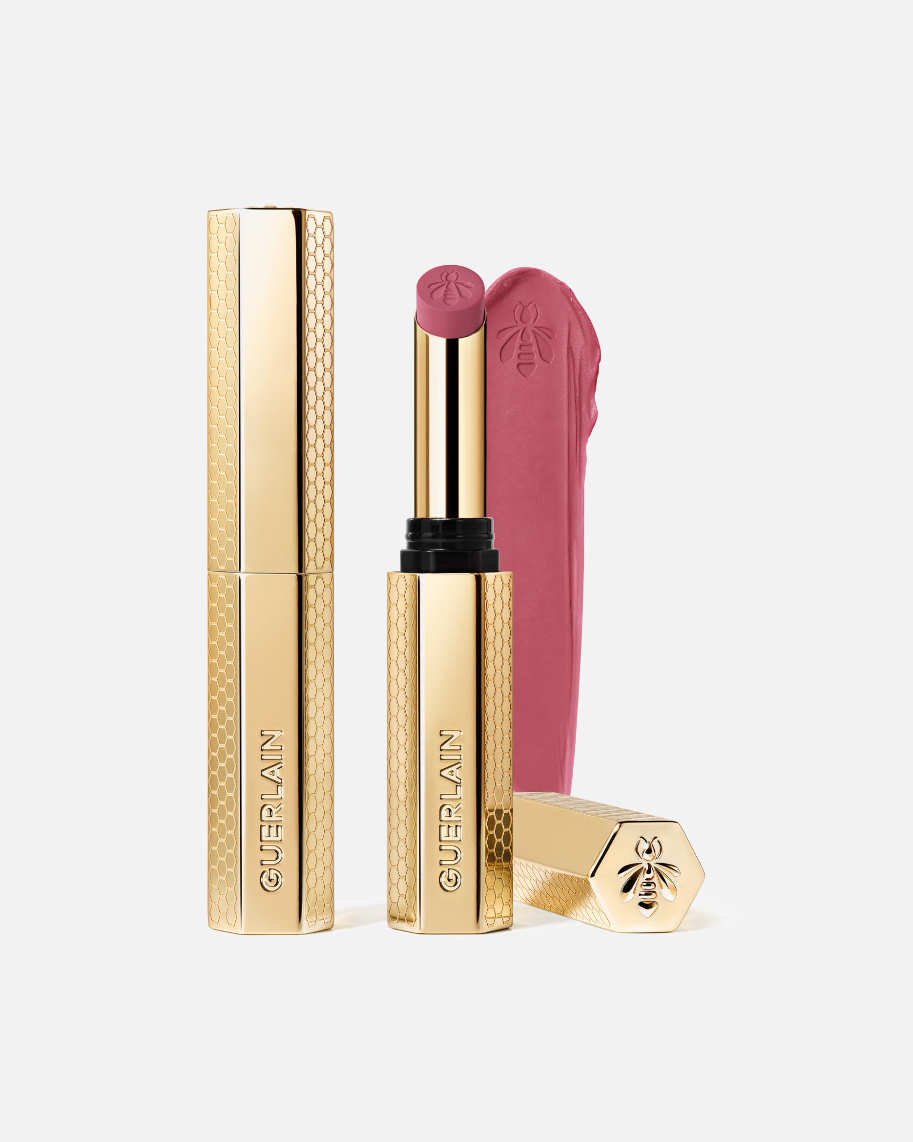 Blush für Weiblich Guerlain KissKiss Der kussfeste Lippenstift mit Honig 815 TENDER LILAC
