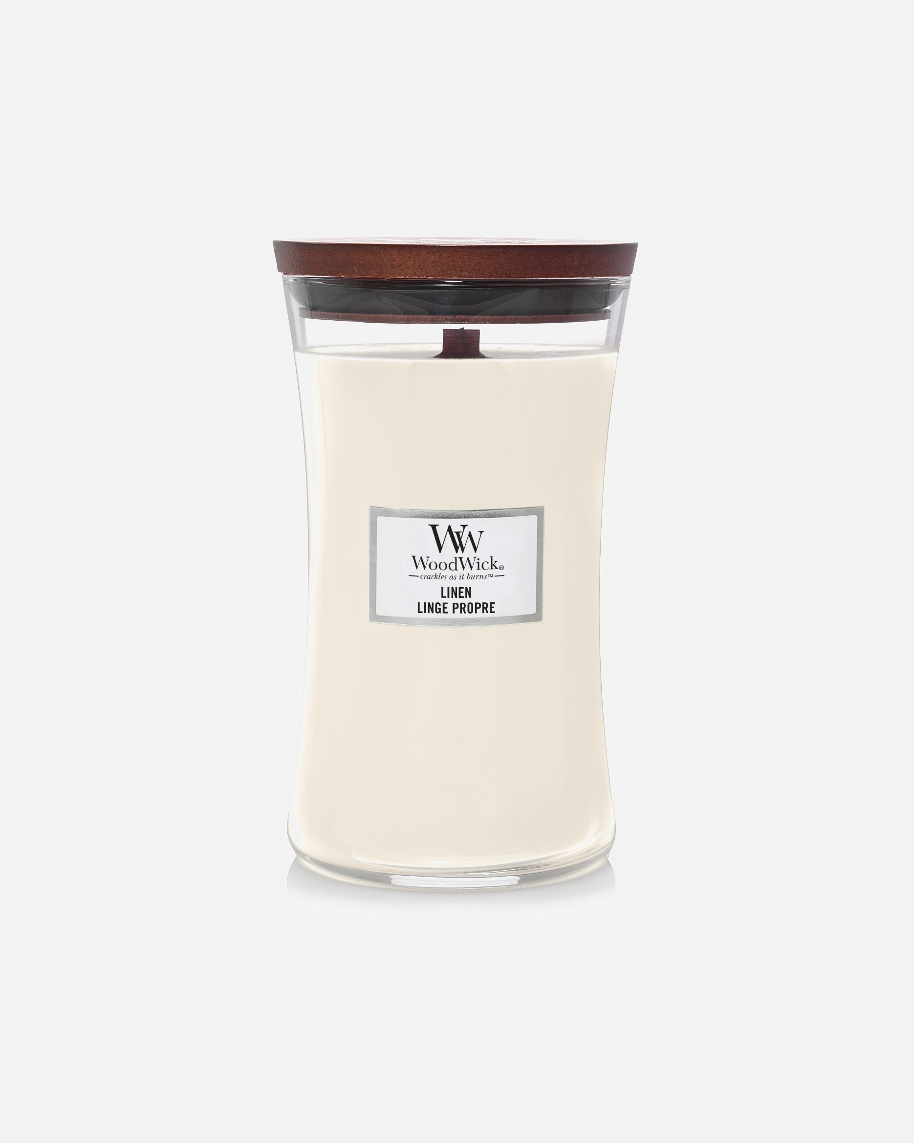 Kerze für Unisex WoodWick Linen 610 g