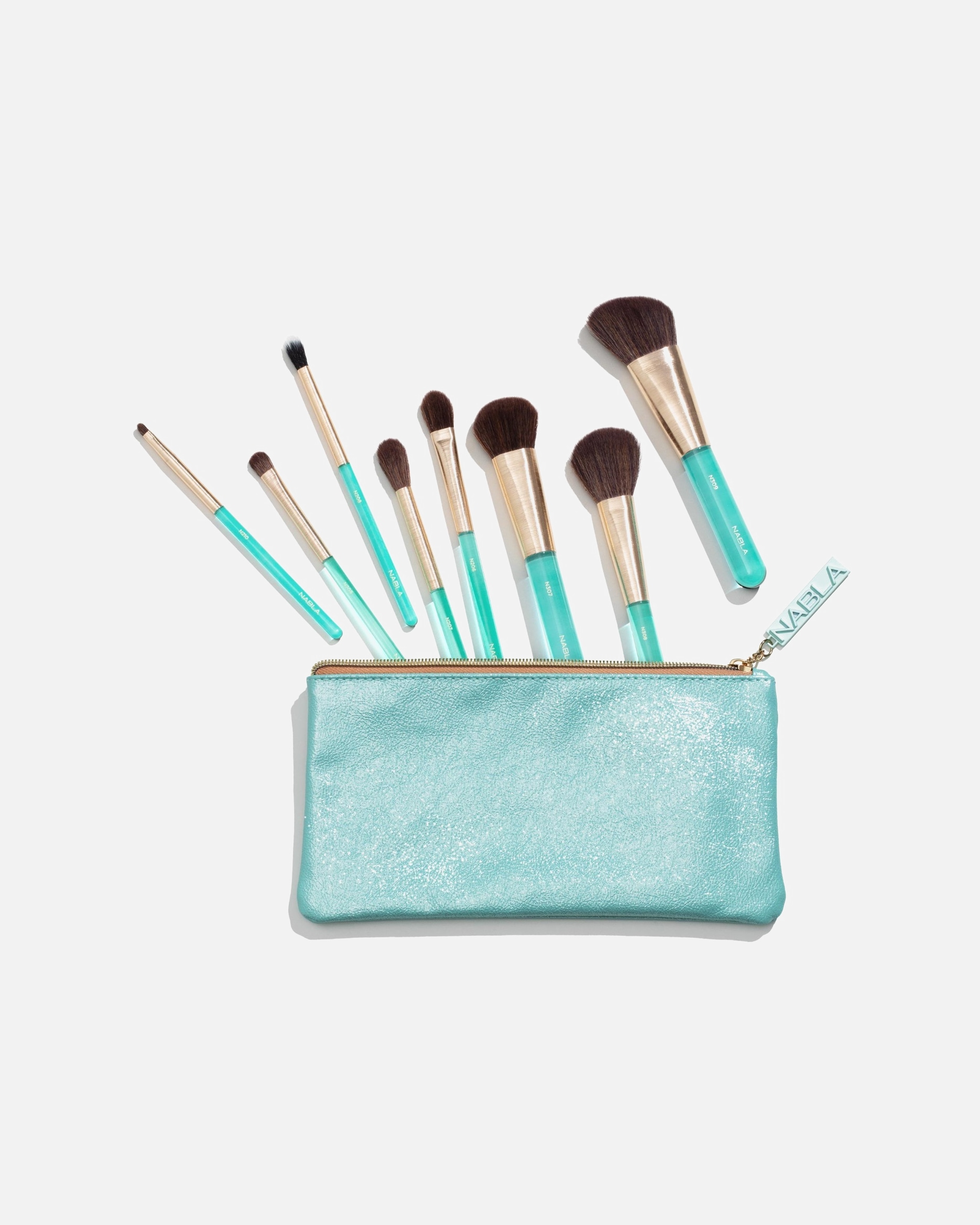 Pinselset für Unisex NABLA Default Brand Line Aquamarine Essential Brush Set 1 Stück