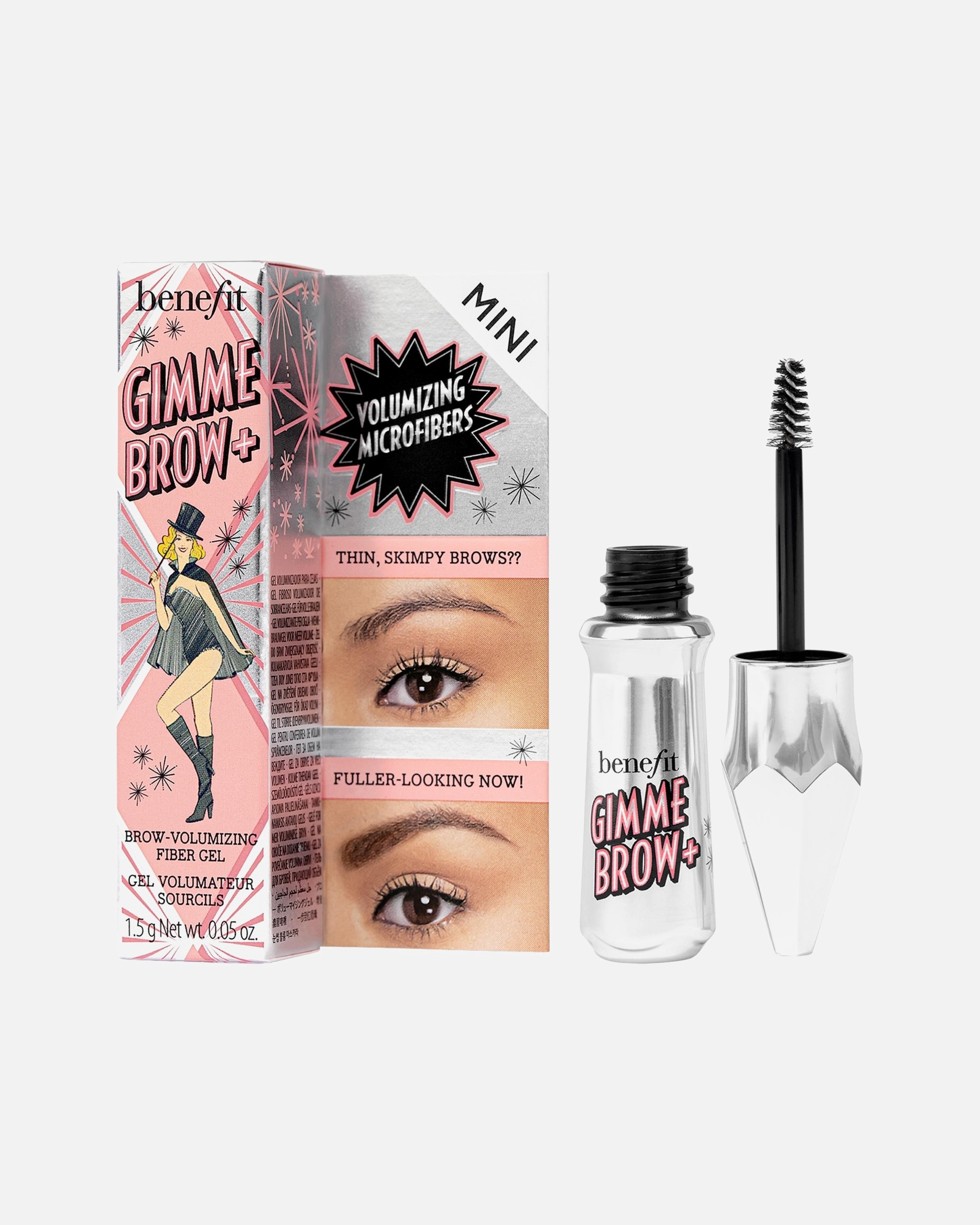 Augenbrauengel für Unisex Benefit Brow Collection Gimme Brow+ Nr. 05 - Cool Black-Brown
