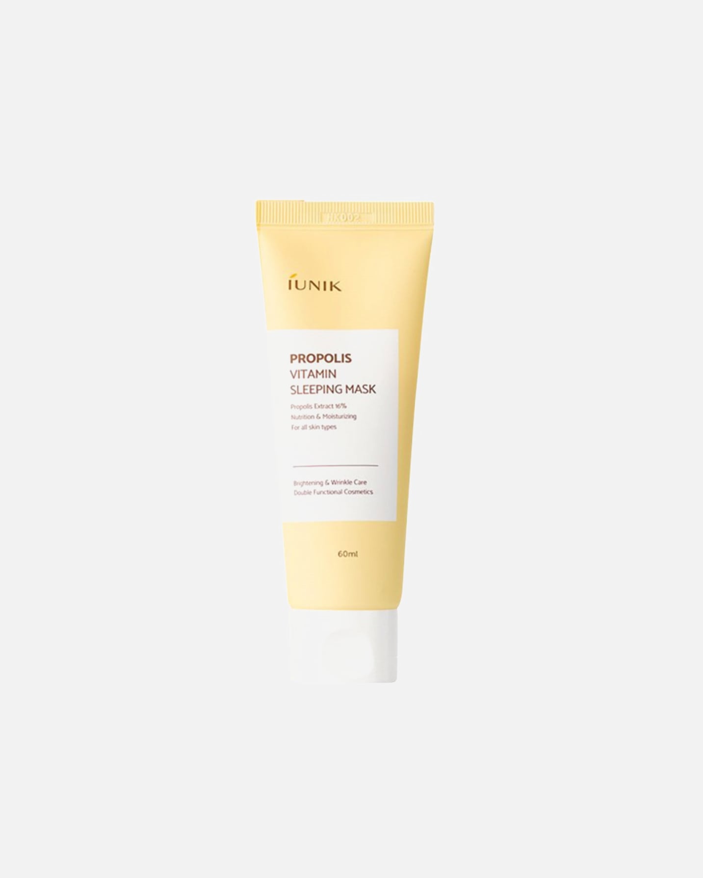 Glow Maske für Unisex iUnik Propolis Vitamin Sleeping Mask 60 ml